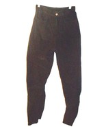 Lew Magram Black Genuine Suede Leather Pants Size 8   - £51.28 GBP