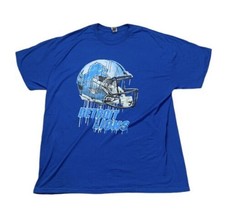 Detroit Lions NFL Football Xl Adult T Shirt Royal Blue Player Amon Ra St Brown - £14.36 GBP