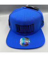 Air Jordan Hat Men Blue Embroidered Logo Jumpman Snap Back Cap New - $5,299.24 MXN