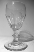 GEORGIAN 4&quot; Wine Glass ca1810 Faceted Bowl  - £49.36 GBP