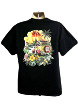 Old Guys Rule Black Double Graphic Tiki Hawaiian T-Shirt XL Pocket Class... - £15.54 GBP