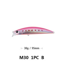 HOT 30g 95mm Minnow Sea tuna fishing lures sink trolling pike bass Artificial ba - £18.42 GBP