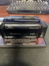 Canon VIXIA HF R40 Full HD 1080p 60fps 8GB Flash Camcorder Black 32x Tes... - $119.99