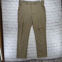 Weatherproof Vintage Hiking Pants Mens 36 X 32 Tan Nylon Regular Fit Flaw - £15.81 GBP