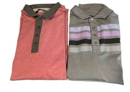 Travis Mathew Polo Shirt Bundle Lot Short Sleeved Pima Cotton Golf Men&#39;s... - $29.39