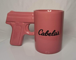 Cabela&#39;s Pink Handgun Handle Mug Cup Coffee  - £14.64 GBP