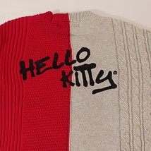 Hello Kitty & Friends Women's Beige & Red Cotton Pullover Sweater Size Small image 3