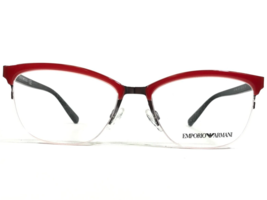 Emporio Armani Eyeglasses Frames EA 1066 3207 Black Red Cat Eye 52-16-140 - $36.81