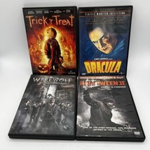 Horror DVD&#39;s Lot of 4 Dracula, Trick &#39;r Treat, Werewolf, Halloween II READ - £12.45 GBP