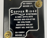 Copper Ridge Systems 50 - 1000 VDC FAILSAFE VOLTAGE SENSING RELAY # 9401... - £38.83 GBP