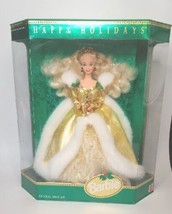 Happy Holidays 1994 Barbie #12155 Misprint Between Box And Doll Eye Color BD5 - £79.92 GBP