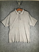 Northern Apparel Gray Collared Polo Golf Shirt Large Mens Casual Size L ... - $13.80