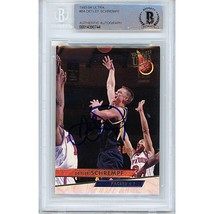 Detlef Schrempf Indiana Pacers Signed 1993 Fleer Ultra Beckett BGS On-Ca... - £77.55 GBP