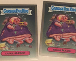 Large Marge Broad Maud Garbage Pail Kids  Lot Of 2 Chrome 2020 - $4.94