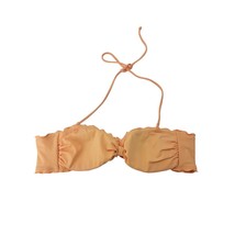 Victoria&#39;s Secret Swim Top Medium Womens Peach Color Padded Tie Back Swi... - £12.09 GBP
