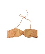 Victoria's Secret Swim Top Medium Womens Peach Color Padded Tie Back Swimwear - $15.39