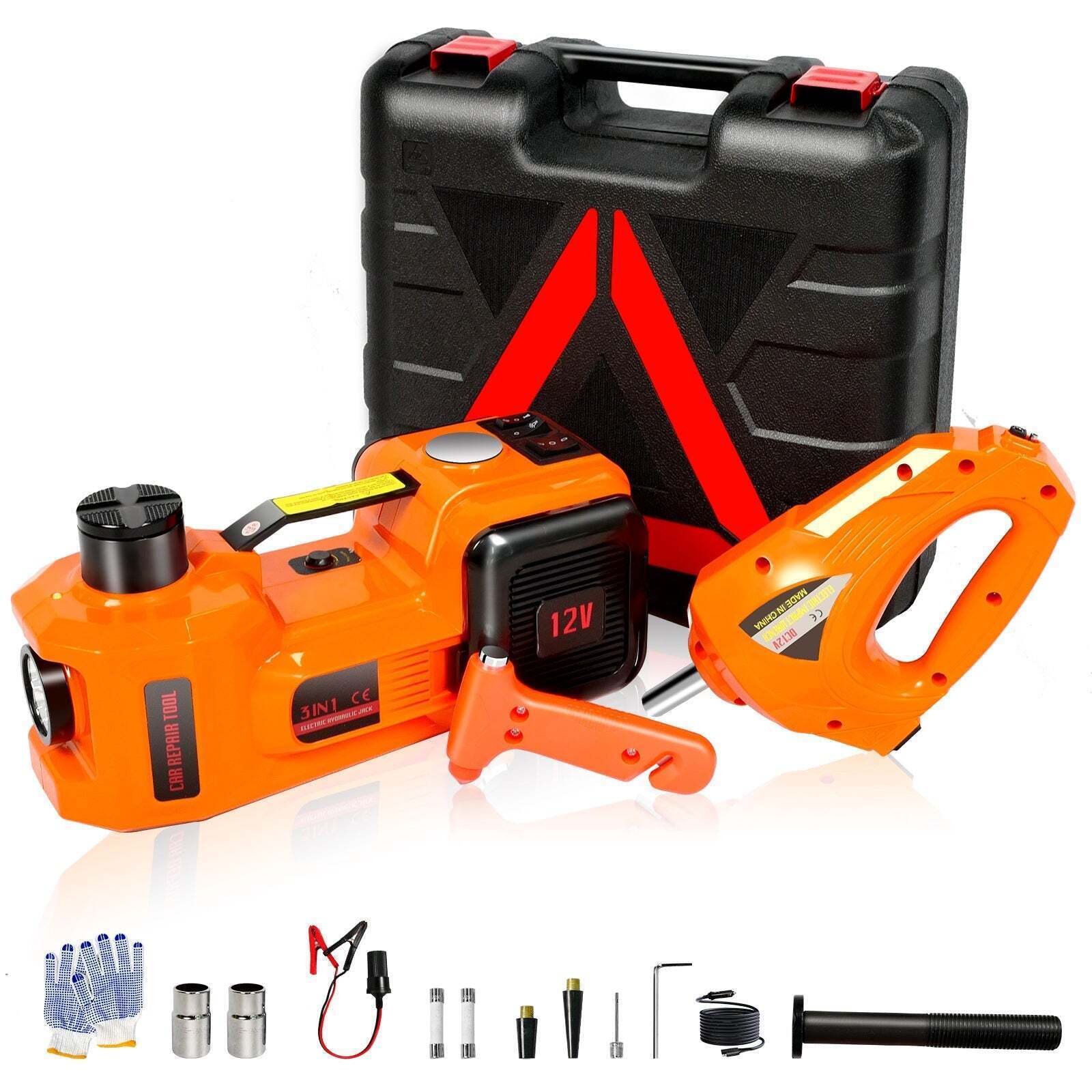 Electric Car Jack Kit 5 Ton - Hydraulic Lift SUV Sedan - $151.99