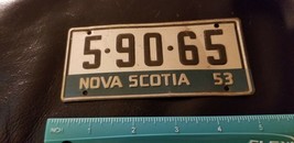 Vintage 1950’s Nova Scotia BICYCLE LICENSE PLATE - £43.98 GBP