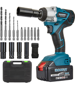 Cordless Impact Wrench Electric Power Impact Screwdriver 21V Lithium Bat... - $60.10