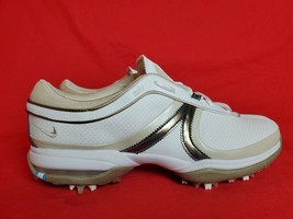 Nike Golf Womens US 9.5 Performance Footwear Shoes White Leather  335946-141 - $54.20