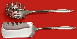 Sentimental by Oneida Sterling Silver Italian Pasta Server Set 2pc HHWS  Custom - £103.85 GBP