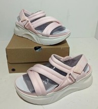 UGG Womens 9 LA SUN Platform Slingback Sneaker Sandal Padded Jersey Straps Pink - £70.99 GBP