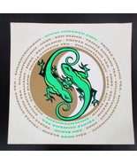 Vintage Unpeeled SoBe Energy Drink Lizard Logo Drink Menu Sticker Rare - $27.12 CAD