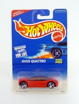 Hot Wheels Avus Quattro #453 Red Die-Cast Car 1996 - £4.65 GBP