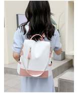 Color Block Convertible Backpack Bag - $28.34