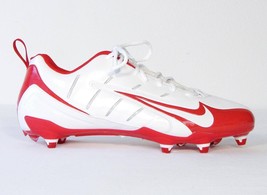 Nike Speed D Low White &amp; Red Football Cleats Men&#39;s NEW - £47.95 GBP