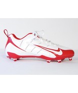 Nike Speed D Low White &amp; Red Football Cleats Men&#39;s NEW - £48.06 GBP