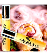 Strawberry Cinnamon Buns Perfume Roll On Fragrance Oil Vegan &amp; Cruelty-F... - $19.24 CAD+