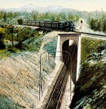 East And Westbound Train Postcard Railroad Applegate California c1950-60 PCBG8A - £15.72 GBP