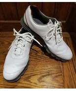 FootJoy Mens DryJoys White Tour Golf Shoes 53503 Size 11.5 M - £30.07 GBP