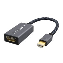 Mini Displayport To Hdmi Adapter, Mini Dp(Thunderbolt) To Hdmi Adapter, Gold-Pla - £15.66 GBP