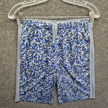 Nike Boys Shorts Sz XL Blue Geometric Activewear Lined Drawstring Kids - £11.99 GBP