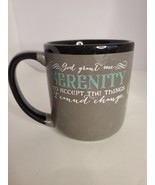 Serenity Prayer Mug by Abbey Press Black Gray Teal Lime Lilac White 16 O... - $21.70 CAD