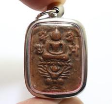Lp Parn Ride Krut Lek Buddha Small Garuda Thai Bless Amulet Lucky Rich Pendant 1 - £64.52 GBP