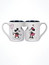 Disney Mickey &amp; Minnie Sweethearts Mugs Set of 2 - £50.36 GBP