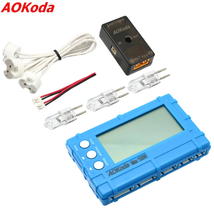 Aokoda 150W 3 in 1 RC 2S-6S Lipo Li-Fe Battery Balancer Lcd+Voltage Meter Tester - £44.51 GBP