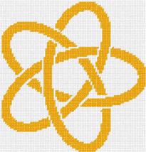 Pepita needlepoint canvas: Celtic Knot 8, 7&quot; x 7&quot; - $50.00+