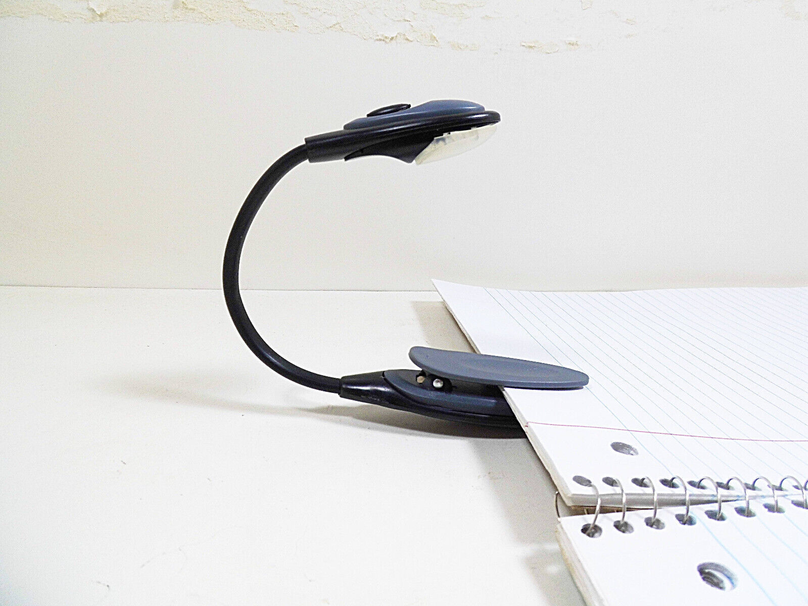 Book Light Clip On LED Reading Lights Black Flexible Bed Nightstand Desk... - $8.59