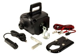 B-Stock 12 Volt Portable WINCH Remote Control Truck SUV Boat Car Vehicle - $59.99