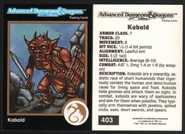 1991 TSR AD&amp;D Gold Border Fantasy Art Card 403 Dungeons &amp; Dragons Kobold Monster - £5.43 GBP