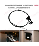 Bonnet Hood Release Pull Cable &amp; Handle For Honda Civic EJ EK EM MB 96-0... - £10.21 GBP