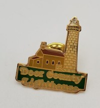 Door County Wisconsin Collectible Souvenir Lapel Hat Pin Lighthouse Pinchback - £15.33 GBP