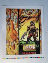 Turok The Dinosaur Hunter Vailiant Comics 11 X 9 Promo Art Print 1993 Micheline - £5.58 GBP