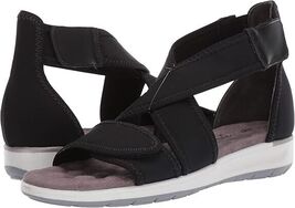 Walking Cradles Stardust Size US 8.5 M Women&#39;s Strappy Sport Sandals Bla... - $37.75 CAD