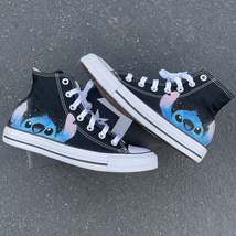 Ohana Means Family Custom High Top Converse - Men&#39;s And Women&#39;s Shoes - £143.08 GBP