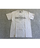 Universal Studios Shirt Adult Size Medium Gray w/ Black Distress Lettering - $206.98 MXN